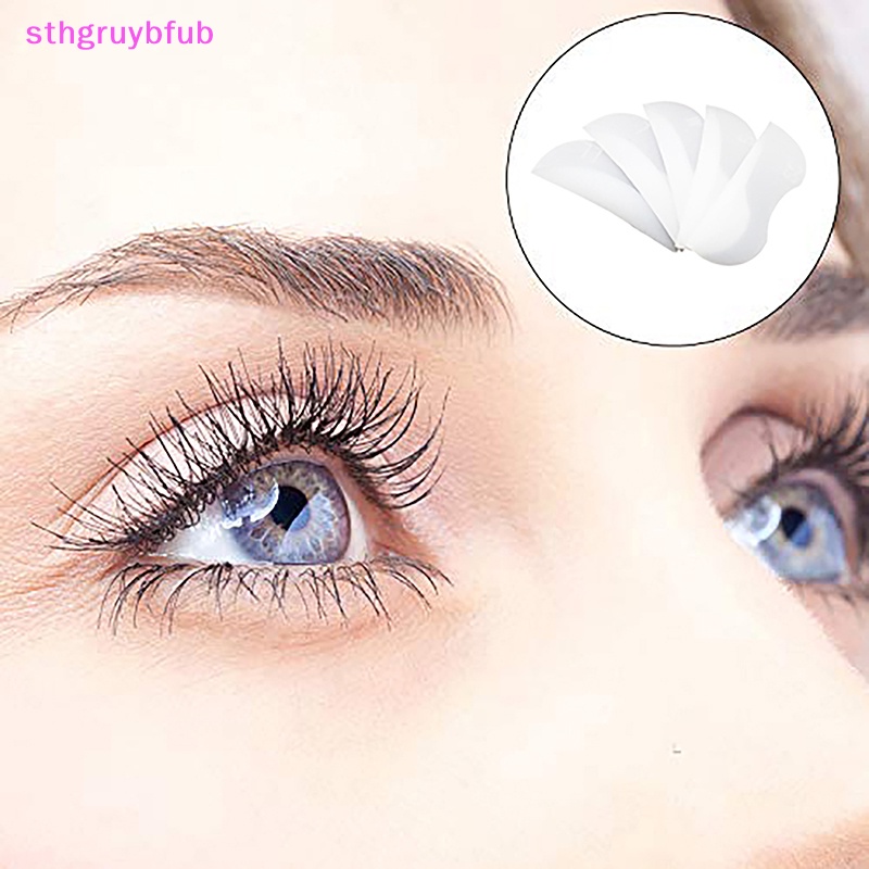 Sthb 5 cặp lông mi có thể tái sử dụng lifg kit silicone lamination pad eyelash perm rods 3d eyelashes extension curler pad makeup tool vn