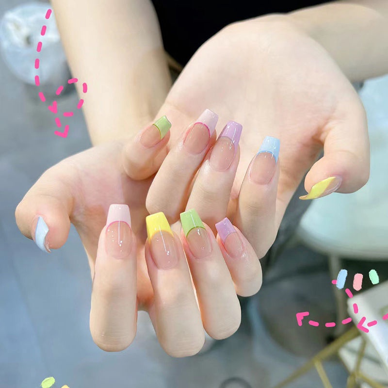 2023 gel dầu móng tay màu macaron mới bộ nâng cao móng tay dopamine màu phổ biến dành riêng cho cửa hàng làm móng