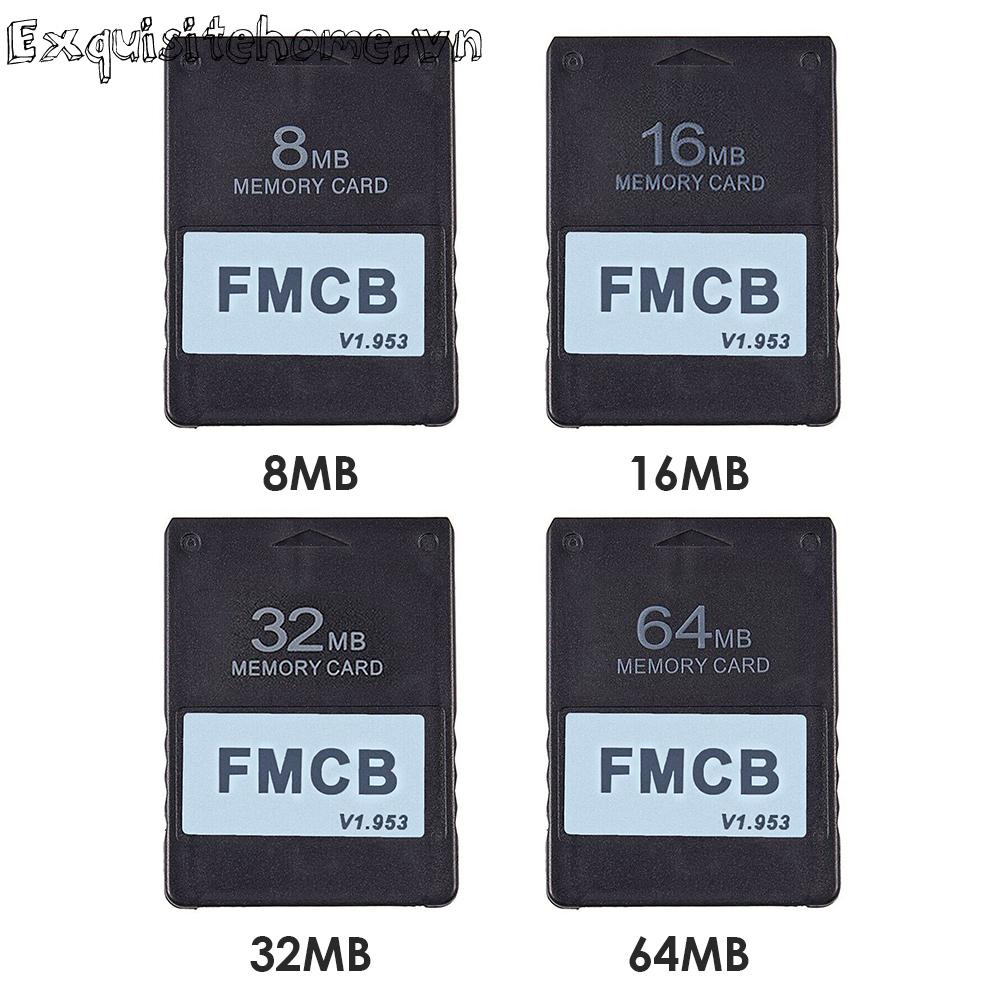 Thẻ mcboot miễn phí fmcb v1.953 cho thẻ nhớ sony ps2 8mb / 16mb / 32mb / 64mb