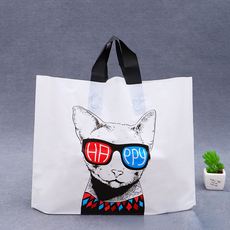 Túi Tote Bằng Nhựa Họa Tiết Hoạt Hình Đựng Quần Áo / Quà Tặng Cho Bé