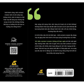 Sách - 101 Điều Content Creator Không Kể Bạn Nghe [bookhouse-315]