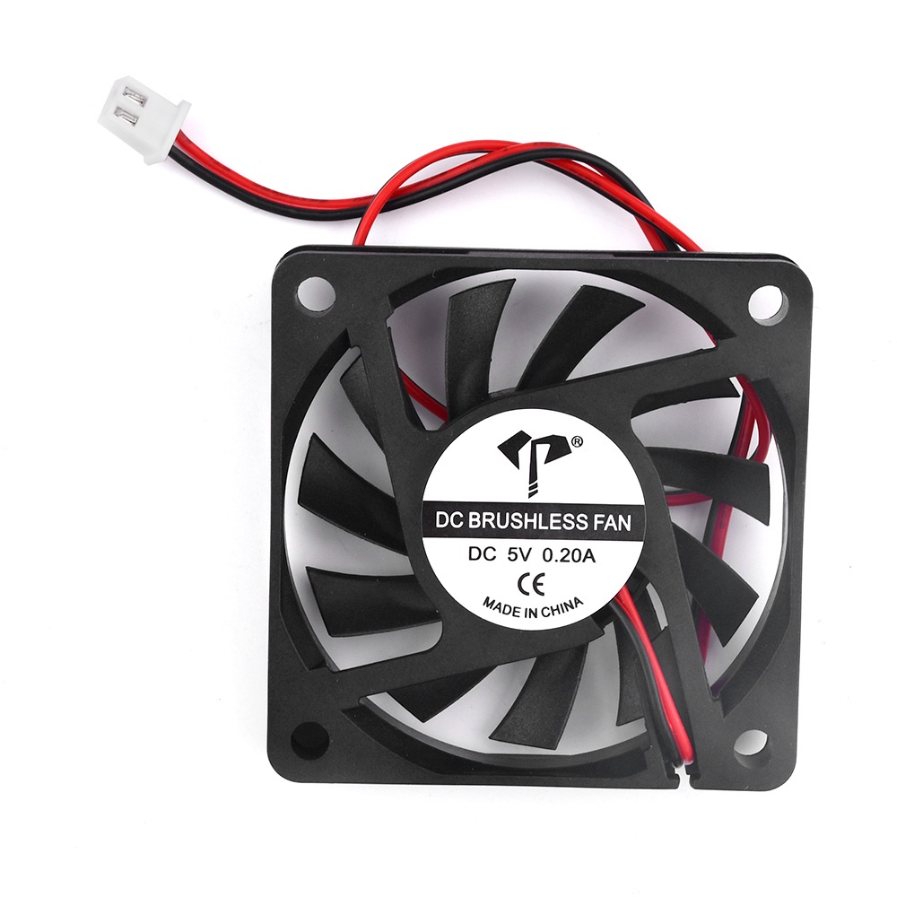Quạt làm mát RIRIHI DC6010 5V/12V/24V 60x60x10mm không chổi than thay thế 60mm DIY PC máy tính