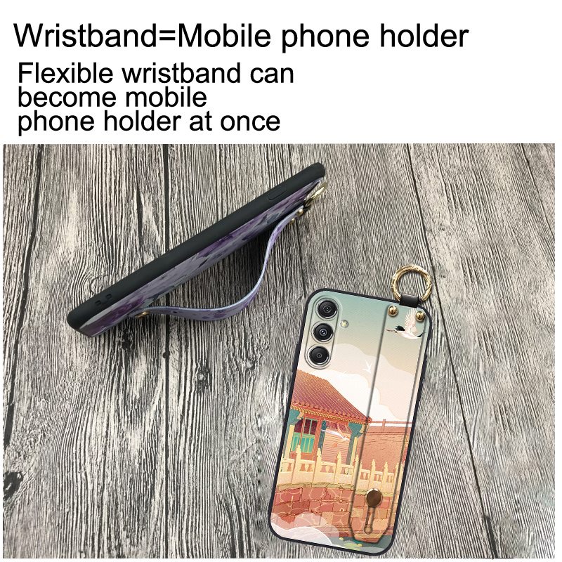 Protective Waterproof Phone Case For Samsung Galaxy M34 5G/SM-M346B Chinese style Soft case Durable ring Shockproof