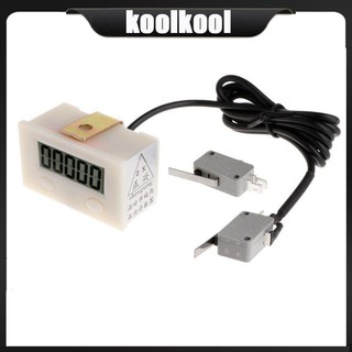 Kool lcd digital tally counter 0-99999 chữ số forward digital counter panel gauge 5 chữ số chống va đập electronic punch co