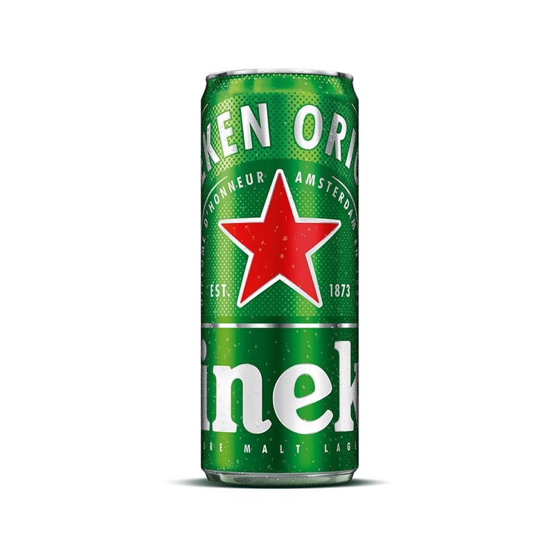 1 Lon Bia Heineken dài 330ml DATE MỚI