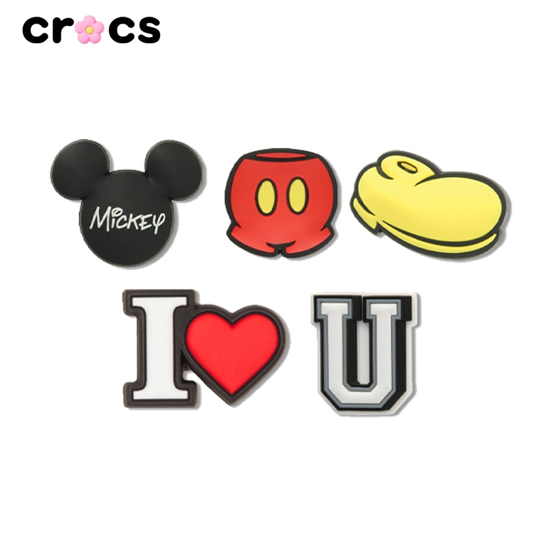 Jibbitz crocs khóa giày phụ kiện crocs dòng disney mickey minnie phim hoạt hình khóa trang trí charm crocs