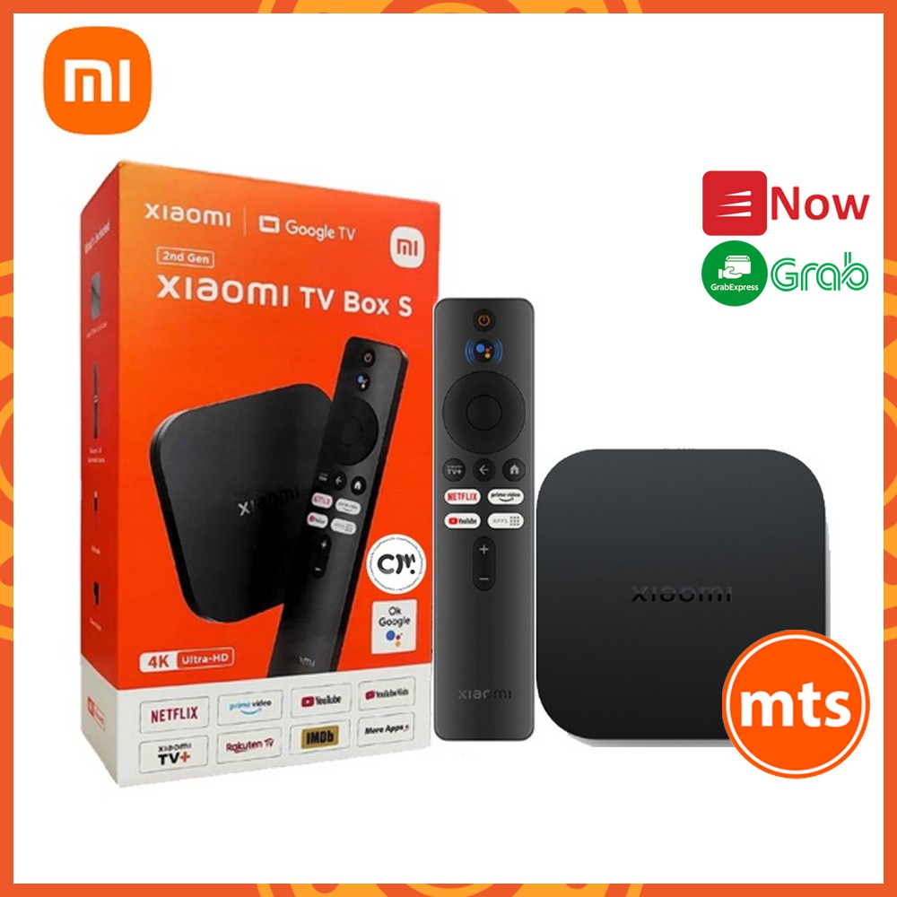 Tivi box Xiaomi Mibox S Gen 2 4K 60fps Bluetooth 5.2 HDR  chính hãng - Minh Tín Shop