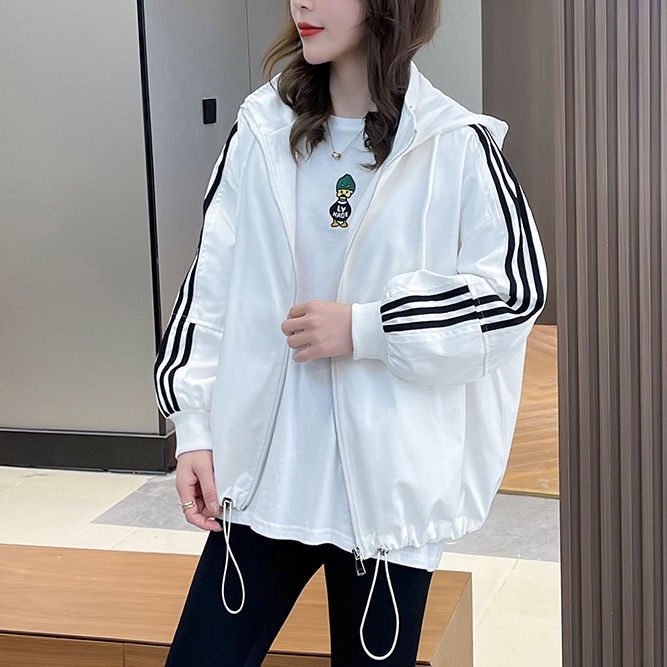 Áo Khoác Bóng Chày Có Mũ Trùm Thời Trang Mùa Thu Giản Dị