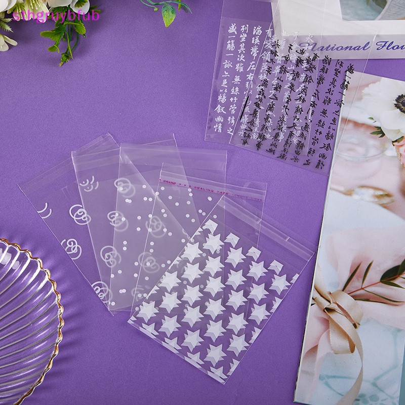 Sthb 50 cái / gói trong suốt star self-adhesive opp bag kpop idol photo cards túi lưu trữ bảo vệ photocard card sleeves vn