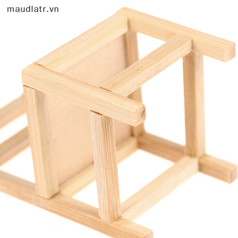 Mm dollhouse miniature simulation mini desk chair model diy accessories toys vn