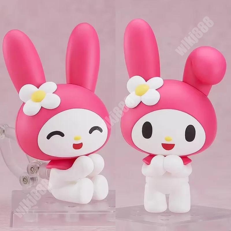 Nendoroid sanrio kuromi melody 1857 1858 phiên bản q dễ thương thay đổi khuôn mặt anime articulado hành động hình mô hình búp bê