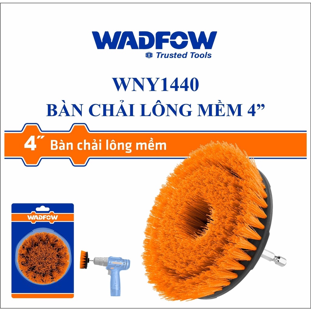 Bàn chải lông mềm 4 inch wadfow WNY1440