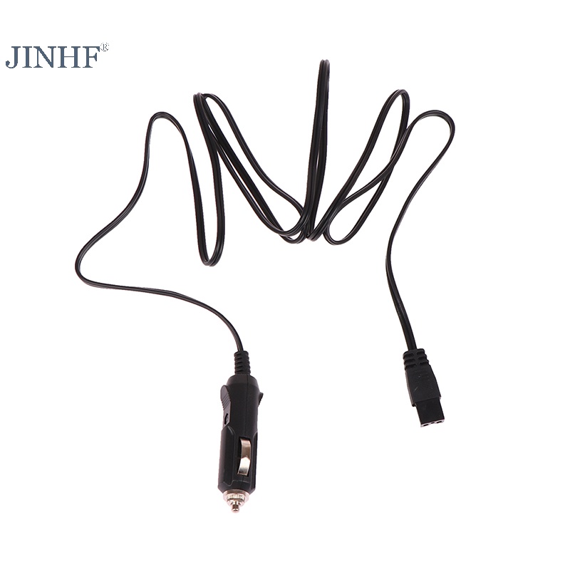 Dây cáp JINHF 2m 12V DC thay thế cho hộp làm mát tủ lạnh ô tô mini 2 chân cắm
