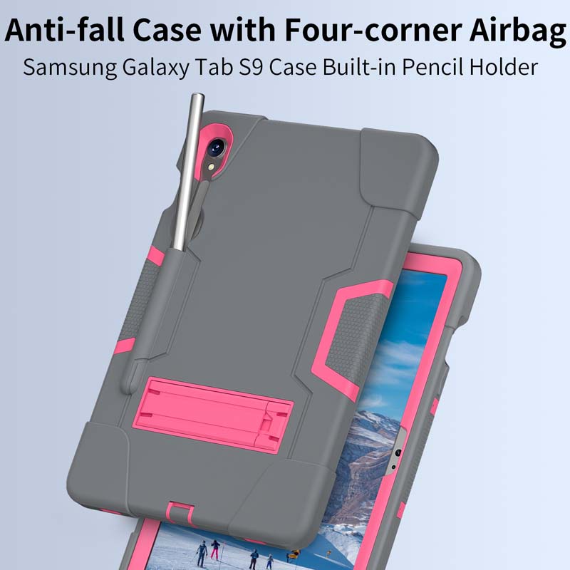 Bao Da Máy Tính Bảng Chống Sốc 3 Trong 1 Cho Samsung galaxy tab s9 plus 12.4 inch 2023 tab s9 11 inch 2023