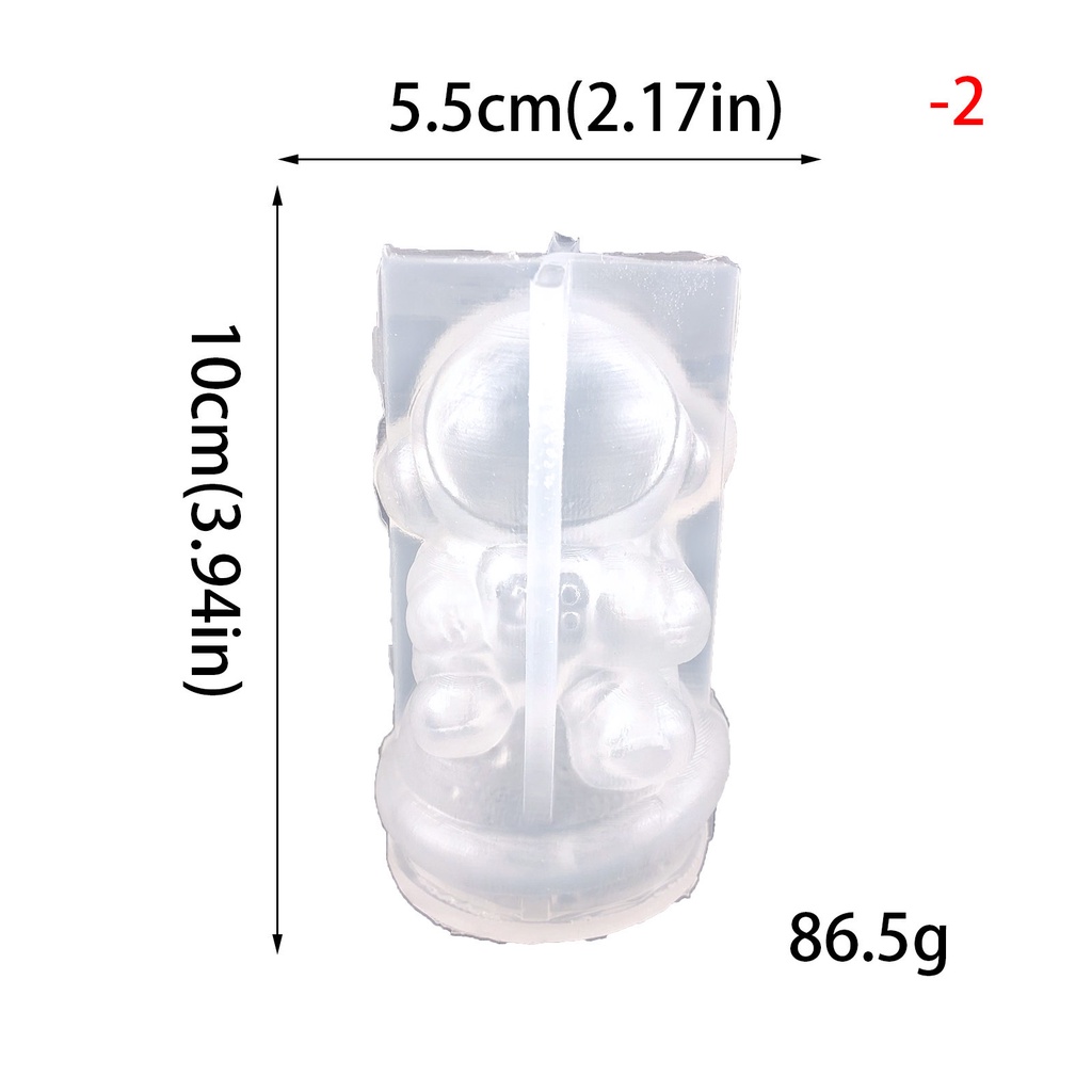 Phi hành gia Hương Liệu Khuếch Tán Đá Trang Trí Khuôn Silicon Tự Làm Phi Hành Gia Hương Liệu Nến Trang Trí Nhà Cửa Khuôn