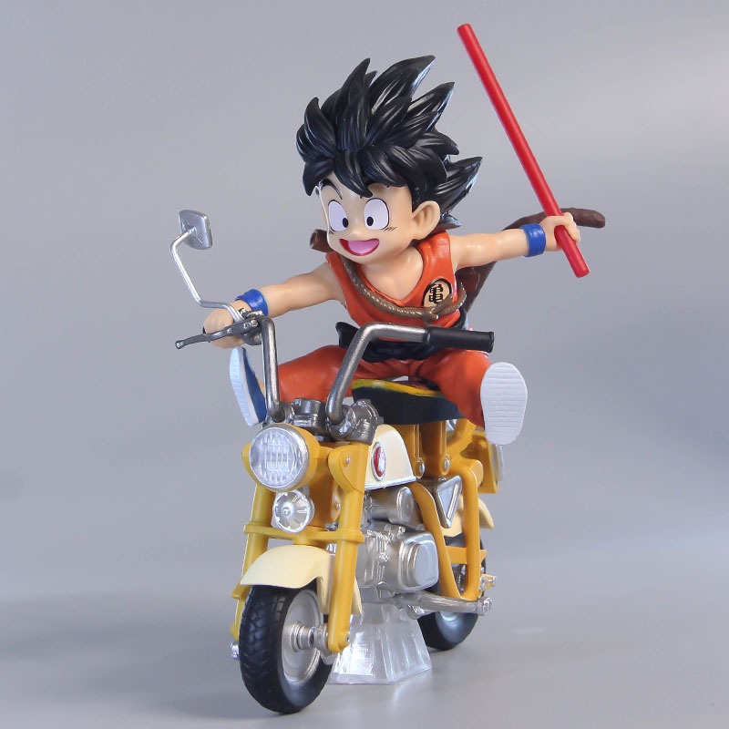 New dragon ball son goku figure master roshi kid goku kame sennin with motorcycle pvc action figures bộ sưu tập đồ chơi mô hình