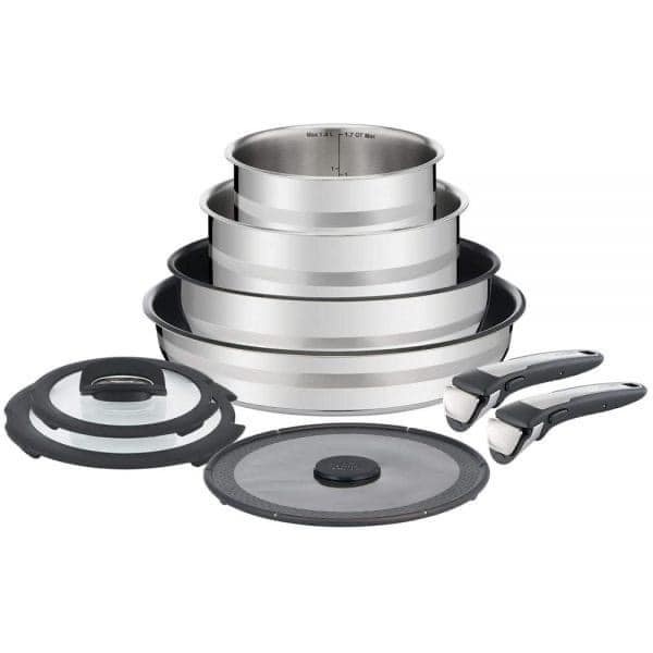 Bộ Nồi Chảo 9 Món TEFAL INGENIO JAMIE OLIVE L95691, Dùng Cho Mọi Loại Bếp, Nhập Pháp, Giadungnhapkhau_68