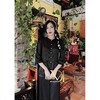 BIGSIZE NÀNG BÉO SET ĐỒ LAM GẤM LỤA 55-95KG