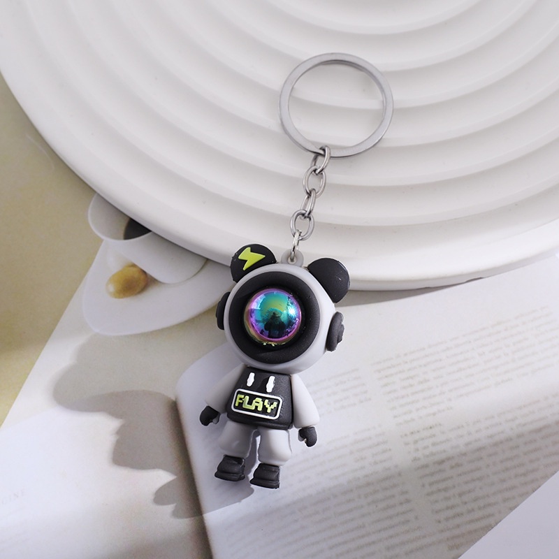 Móc Khóa Hình Gấu / Phi Hành Gia / Gấu Hoạt Hình Nhiều Màu Dễ Thương