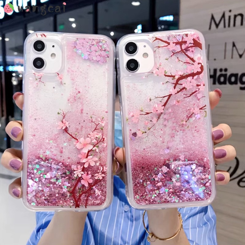 Ốp Điện Thoại Mềm Trang Trí Cát Kim Tuyến In Hoạt Hình Cho Samsung Galaxy A73 A54 A53 A34 A33 A24 A04 A04e 4G 5G