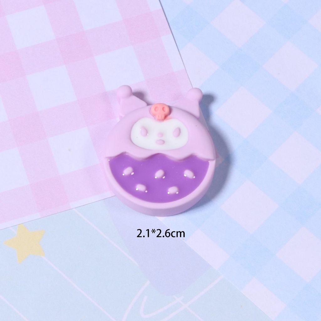 Charm trang trí nhân vật hoạt hình SANRIO | charm deco điện thoại kẹp tóc DIY