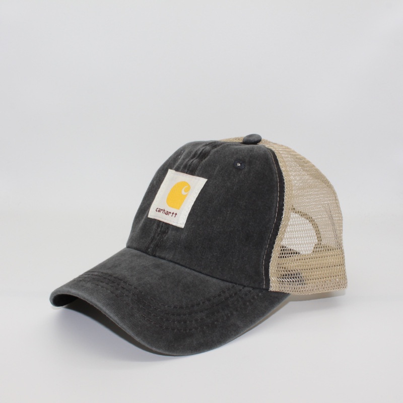 Mũ Lưỡi Trai Denim Phối Lưới Vành Cong Thời Trang Mới Cho Nam Nữ