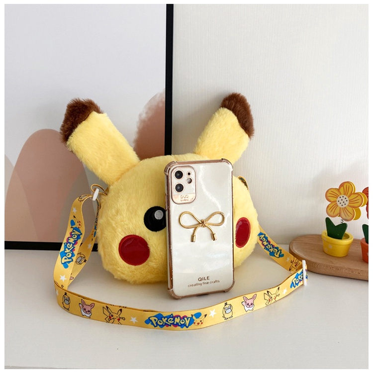 Túi Đeo Chéo Đựng Tiền Xu Điện Thoại Nhồi Bông Dễ Thương Thời Trang Năm 2023 Dành Cho Bé