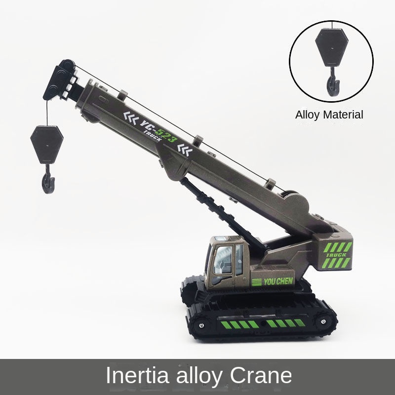 Mô Hình Xe Cần Cẩu Đồ Chơi Bằng Hợp Kim Cho Bé