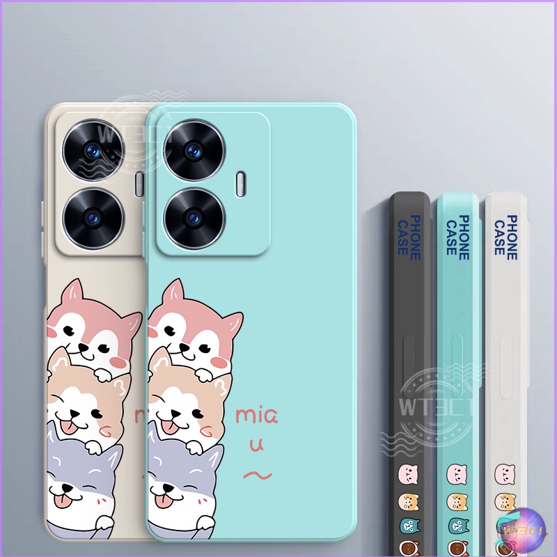 Ốp Lưng Realme C55 C33 C35 C30 C21Y C25Y C31 C21 Ốp Điện Thoại Mềm Hình Thú Cưng Dễ Thương Cho