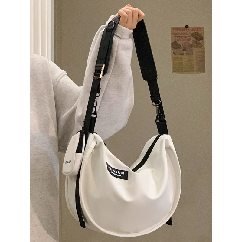 Túi Xách Canvas Sức Chứa Lớn Phong Cách Thể Thao Nhật Bản Cho Nữ