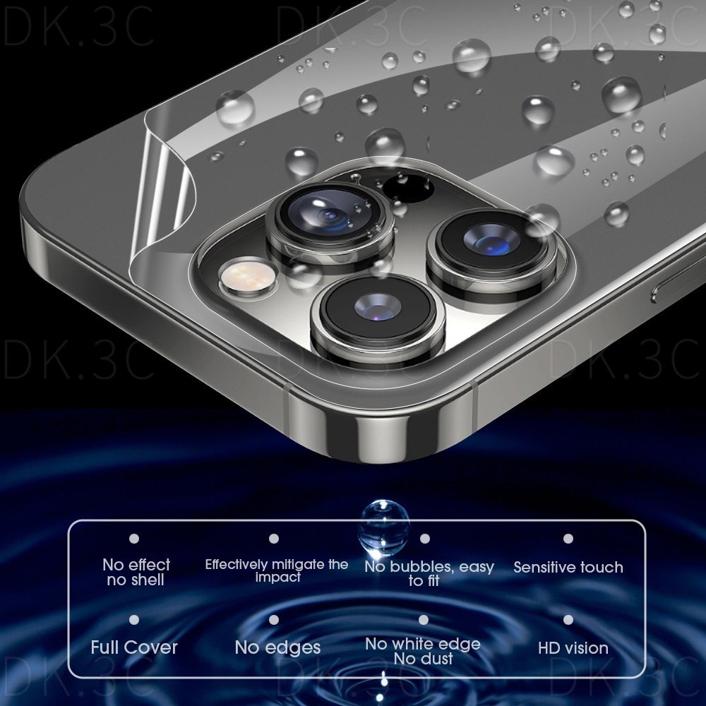 Miếng Dán Hydrogel Mềm Bảo Vệ Màn Hình Cho iPhone 15 14 11 12 13 14 Pro Max Mini / 14 15 Plus