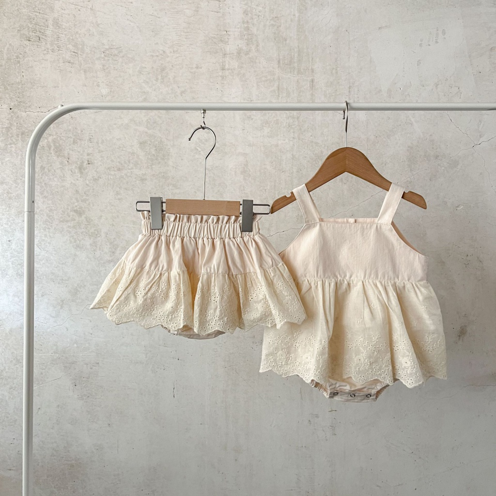 Quần Lót Cotton Phối Ren Thêu Họa Tiết Phong Cách Hàn Quốc Thời Trang Xuân Hè Cho Bé Gái WF51