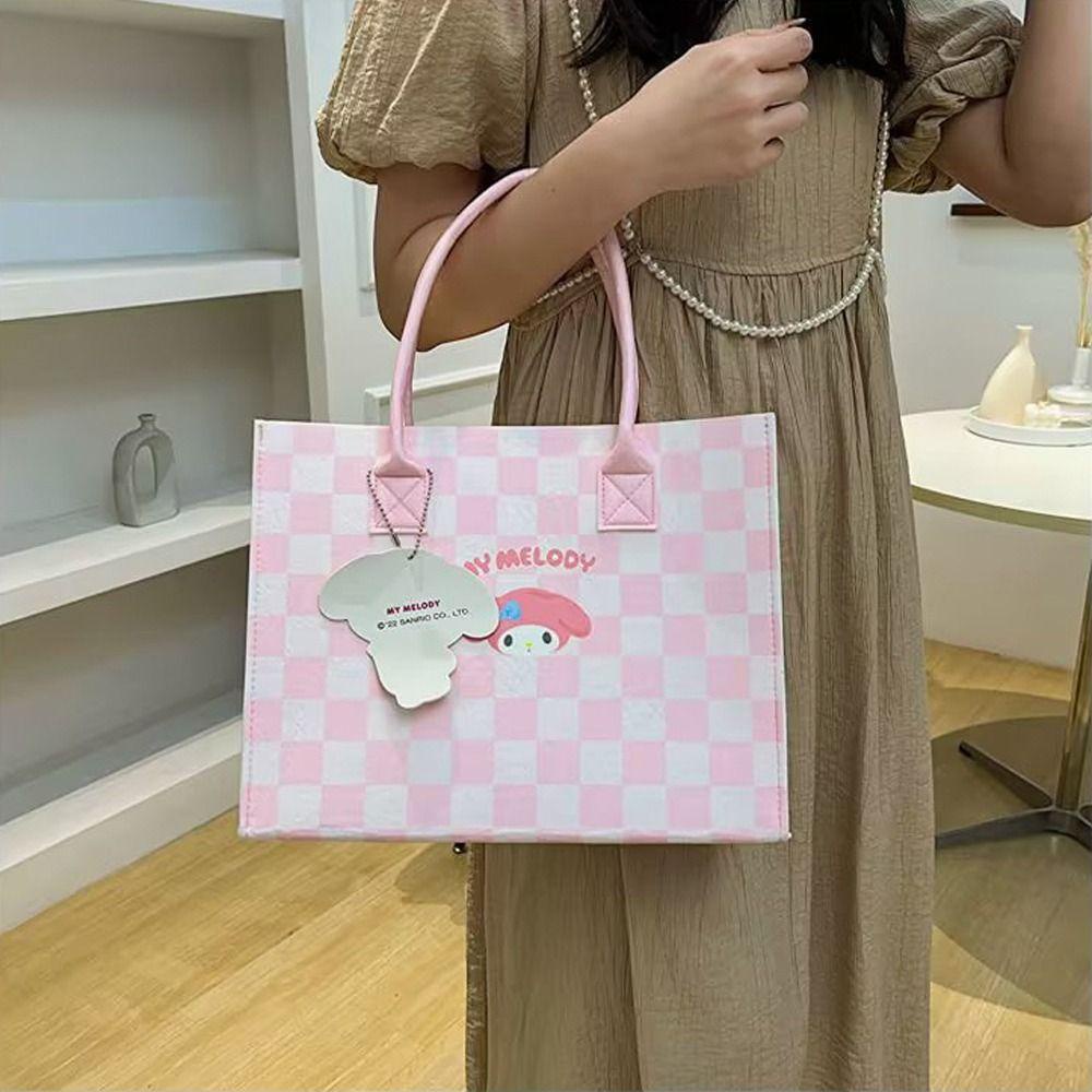 Túi Đựng Mỹ Phẩm Sức Chứa Lớn Họa Tiết Hoạt Hình Kuromi Dễ Thương