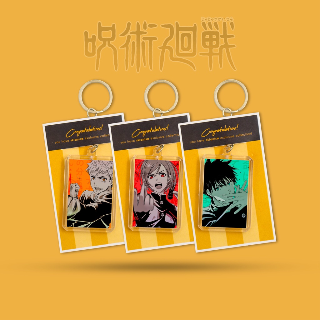 [ KEYCHAIN ] Móc Khóa Anime Jujutsu Kaisen | Gantungan | Chất Liệu Mica