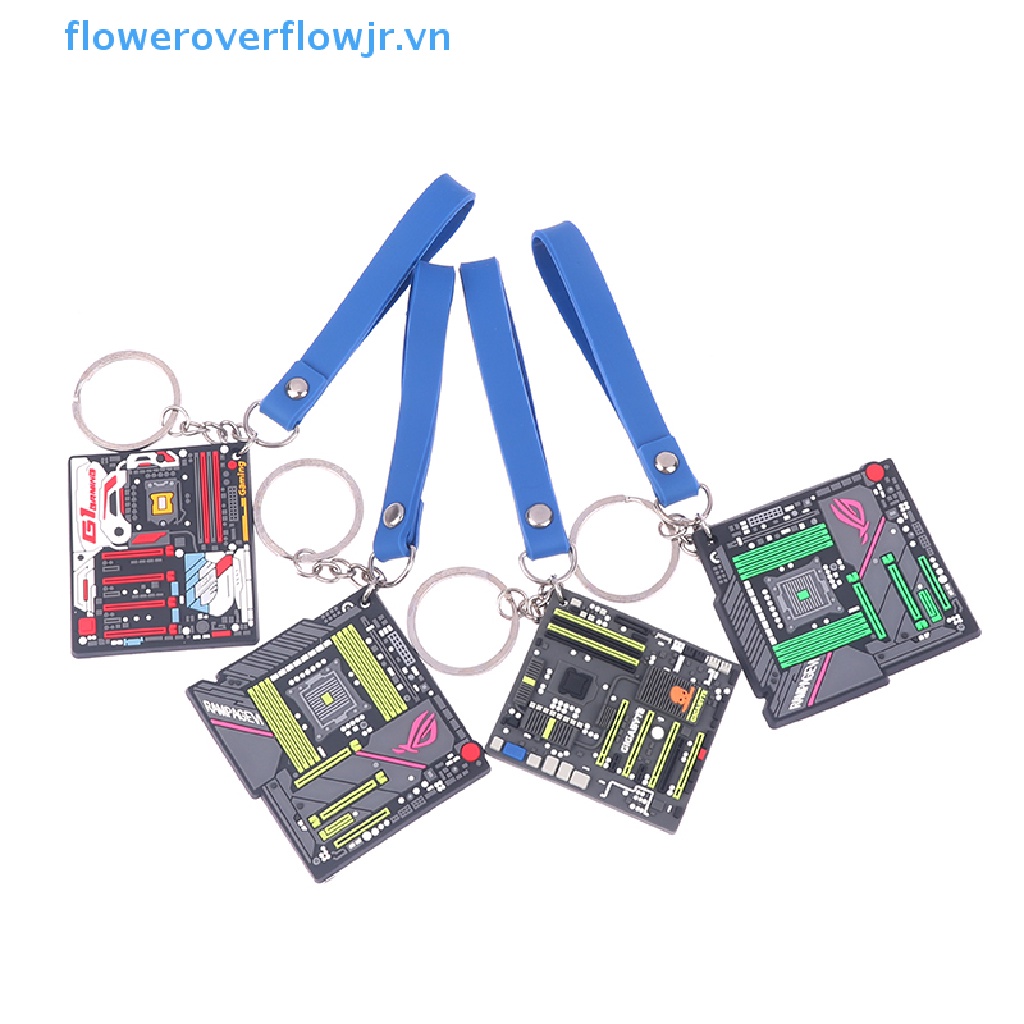 Fjr Móc Khóa Hình Bo Mạch Chủ Mini Sáng Tạo Phụ Kiện Ba Lô Ô Tô