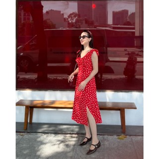 Đầm đỏ Jolie form dáng sang chảnh