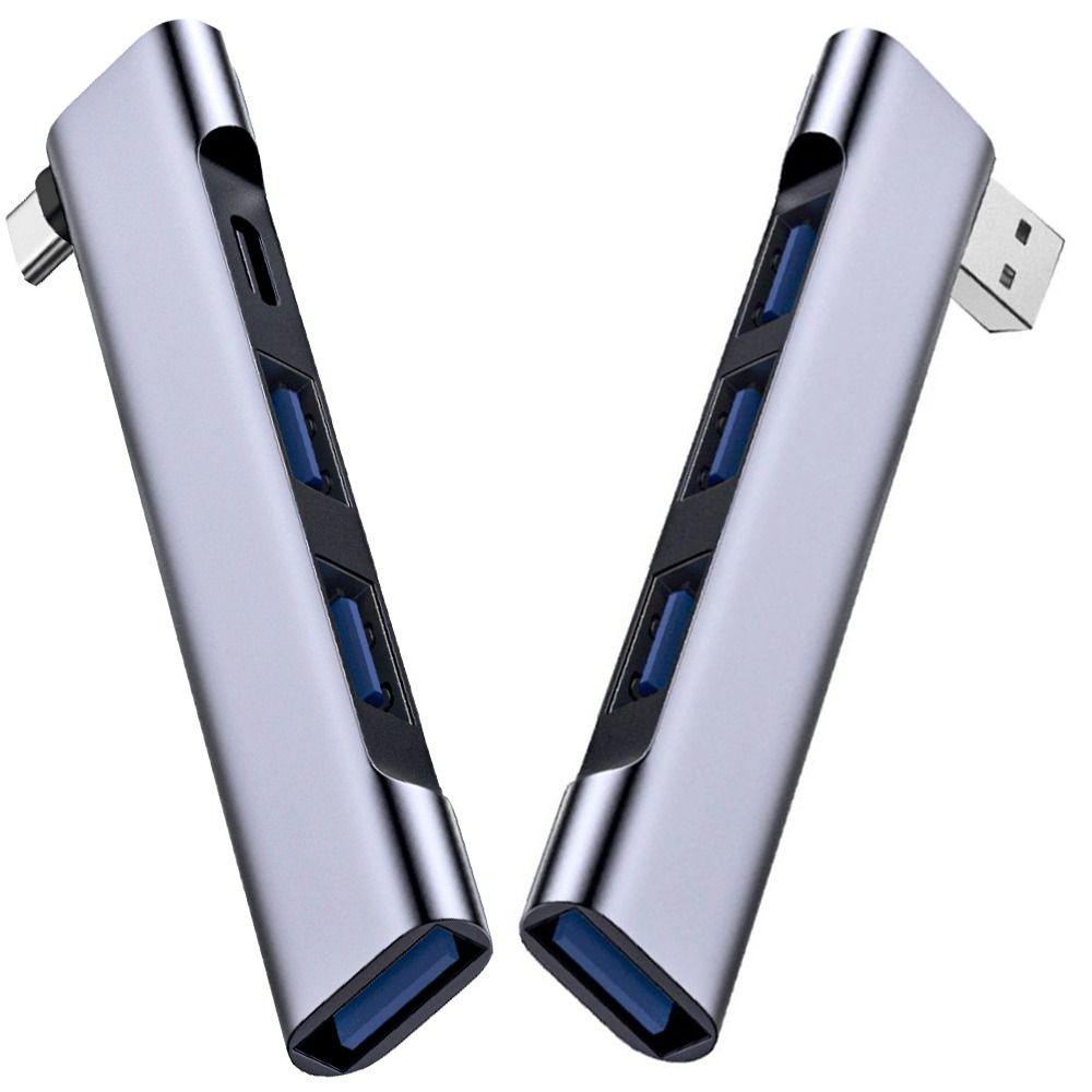 .Bộ Chia Cổng Sạc USB-C 4 Trong 1 Tiện Dụng