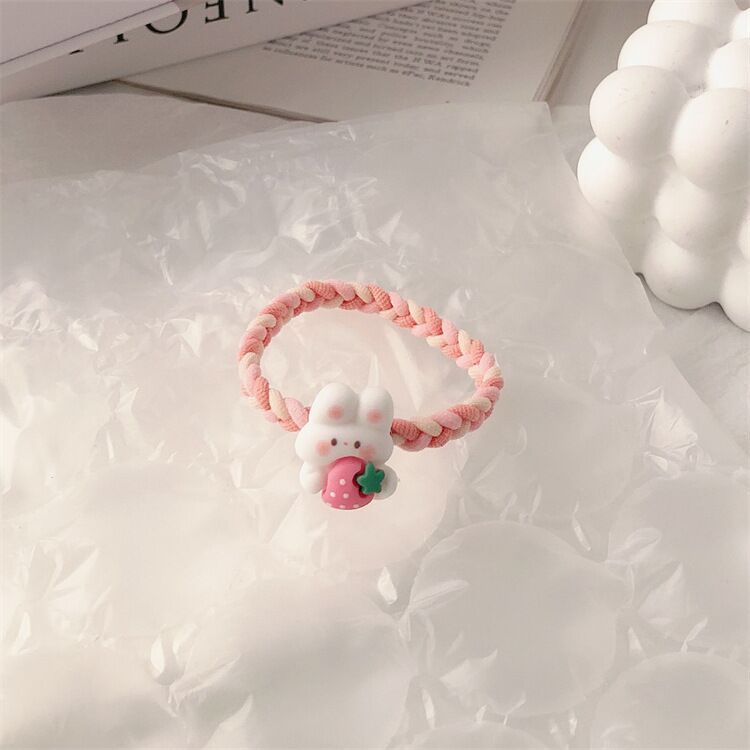 Dây Cột Tóc Dệt Kim Hình Gấu Melody Dễ Thương Cho Bé Gái