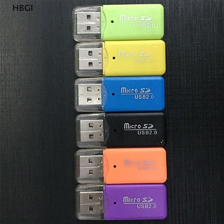 HBGI> Hot Mini USB SD/MMC Memory Card Reader 480Mbps For Computer Laptop HOT