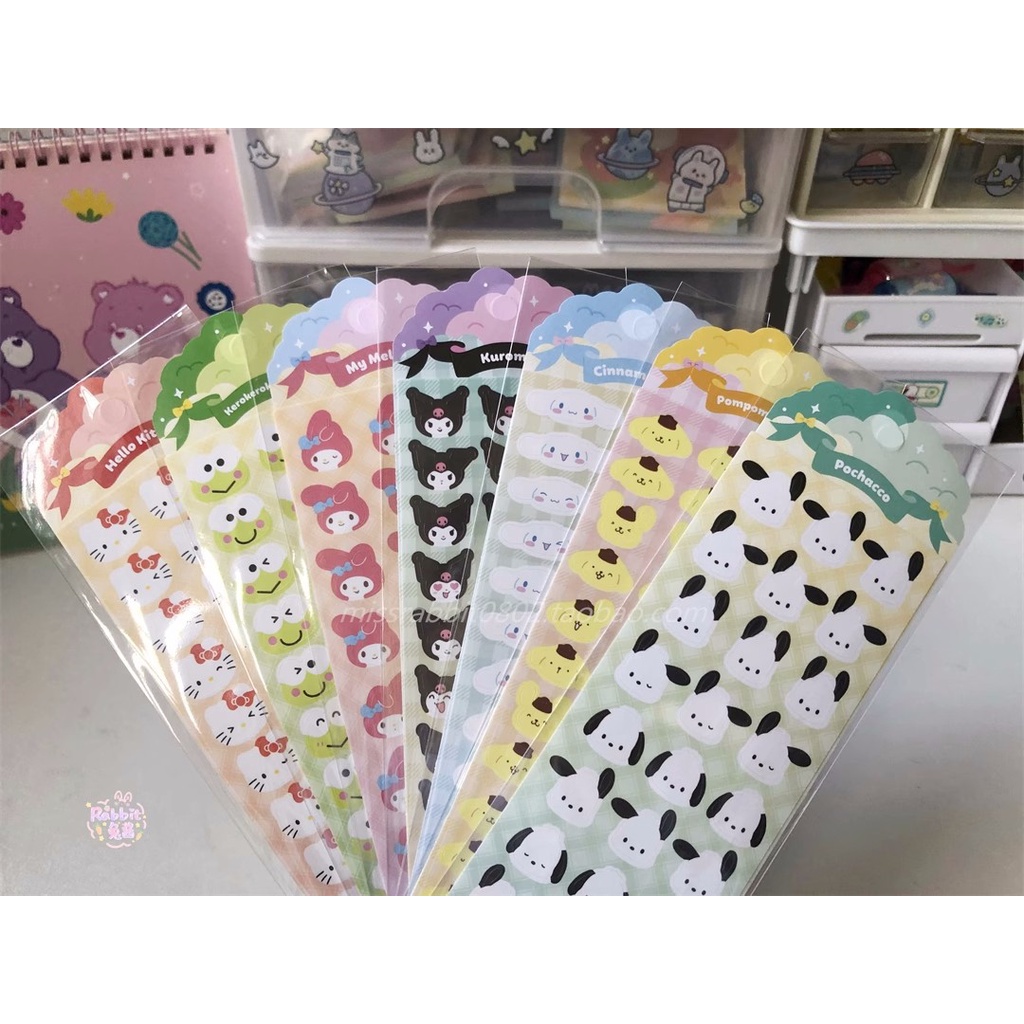 SANRIO Sticker Emoji Dán Trang Trí Sổ Tay DIY