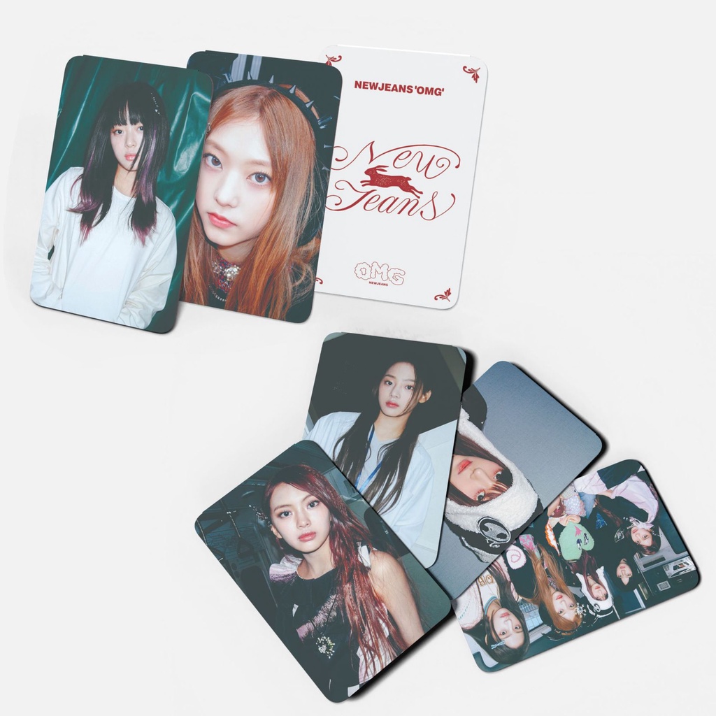 Set 8 Tấm Ảnh Lomo 722 Tấm Thẻ In Hình Các Thành Viên Nhóm Nhạc HANNI HAERIN HYEIN