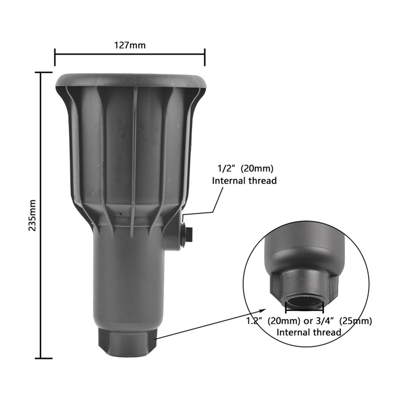 Vòi Phun Nước Tưới Cây 1 / 2Inch 3 / 4Inch Tiện Lợi