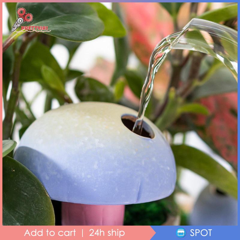 Set 4 Dụng Cụ Tưới Nước Tự Động Hình Nấm Cho Sân Vườn / Trong Nhà / Ngoài Trời Prettyia1