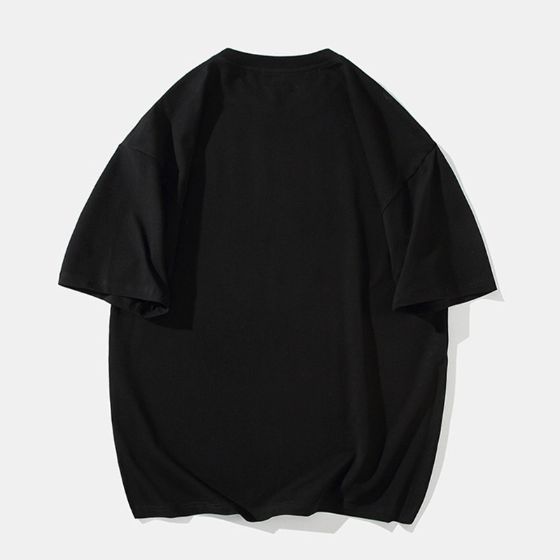 Áo Thun Tay Ngắn Cổ Tròn In Họa Tiết Hoạt Hình Phong Cách Hàn Quốc Thời Trang Mùa Hè Cho Nam