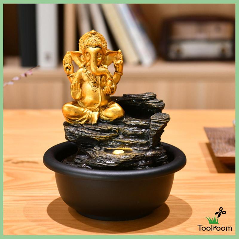 Đài Phun Nước Hình Tượng Phật Để Bàn Trang Trí Văn Phòng / Nông Trại