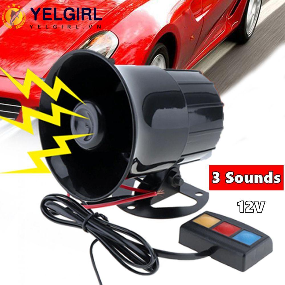 Còi Báo Động Khẩn Cấp 3 Tông Đa Năng 12V 30W Chuyên Dụng Cho Xe Hơi