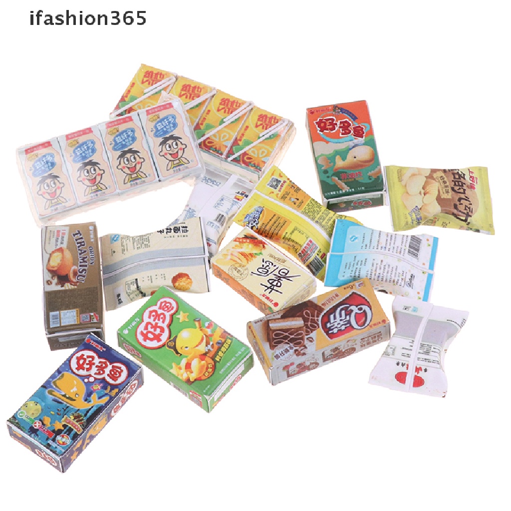 Mô Hình Hộp Bánh Mì / Thức Ăn / Nước Uống Trang Trí Nhà Búp Bê 1: 12