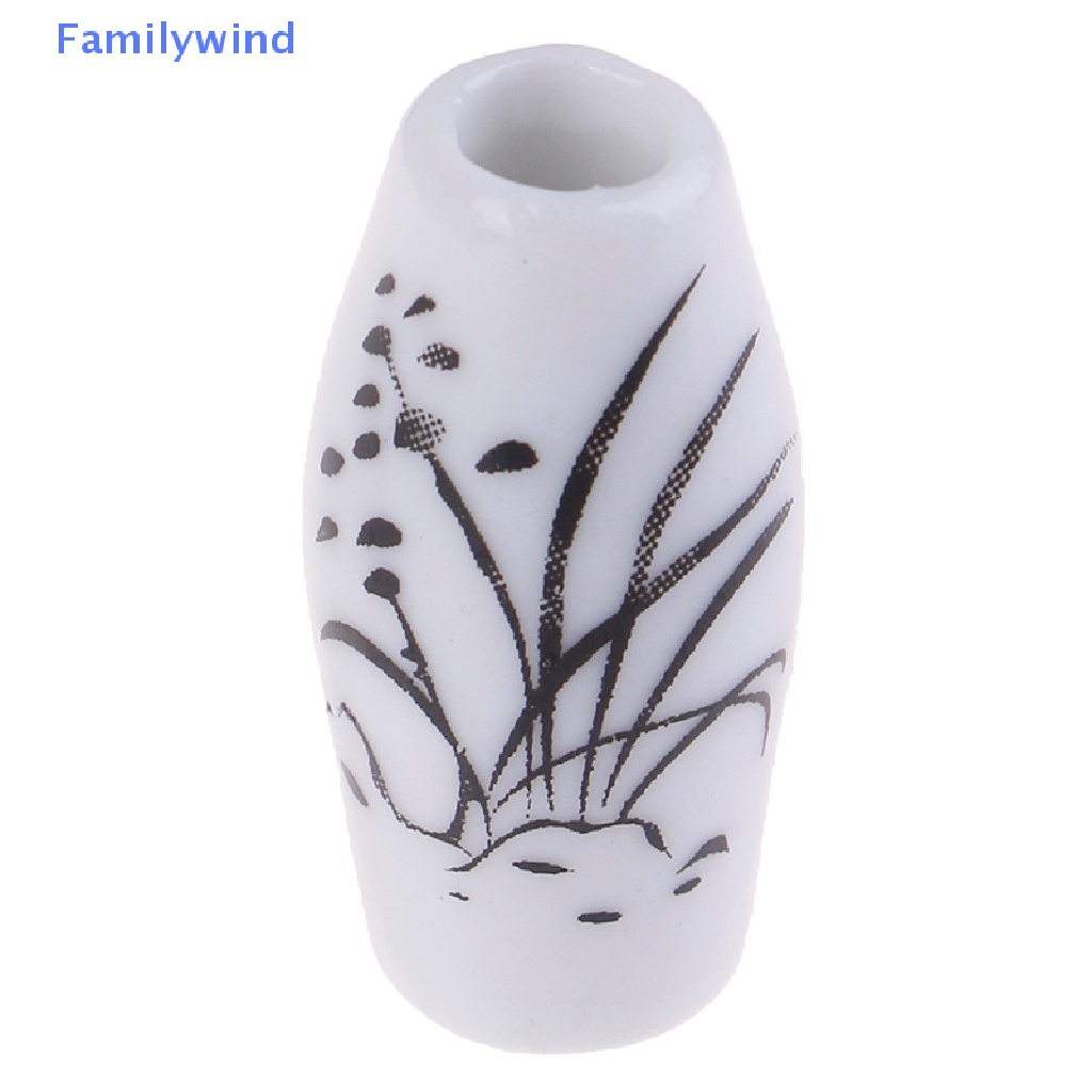 Set 3 Lọ Hoa Sứ Mini 1: 12 Dùng Để Trang Trí Nhà Búp Bê