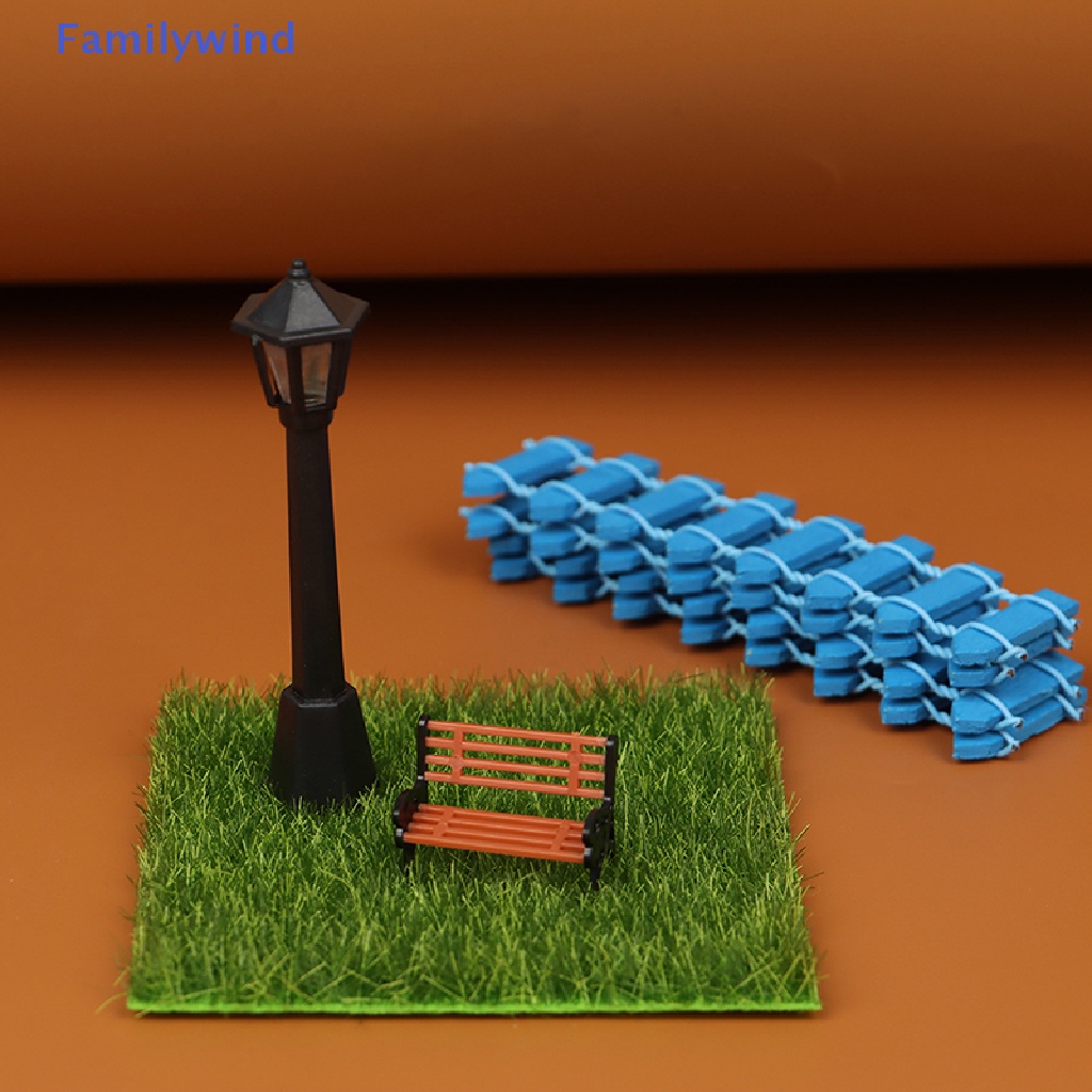 Bộ 7 Mô Hình Đèn Đường 1 / 12 Dùng Trang Trí Nhà Búp Bê