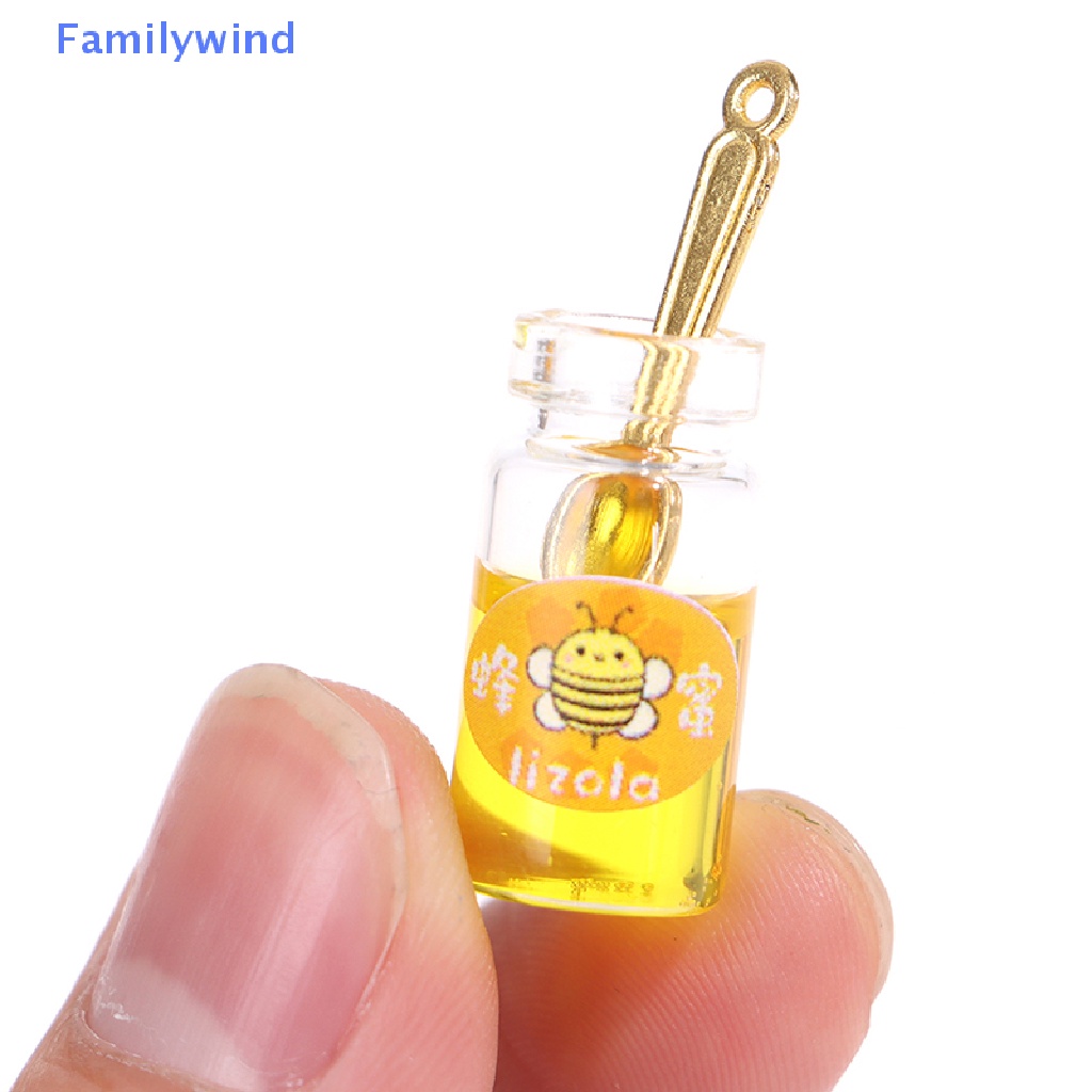 1 Bộ Muỗng Múc Mật Ong Tỉ Lệ 1: 12 Dùng Trang Trí Nhà Búp Bê